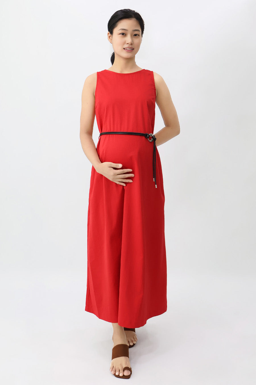 Sleeveless Swing Maxi Dress