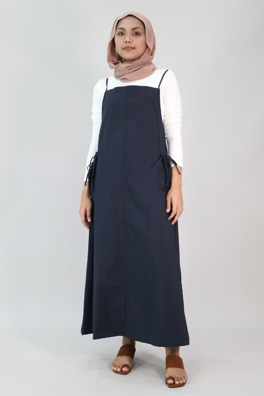 Midi Overall Dress