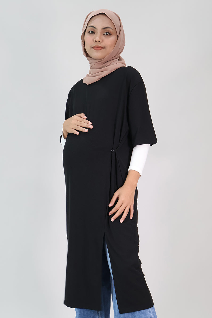 Relaxed Fit Tunic Dress