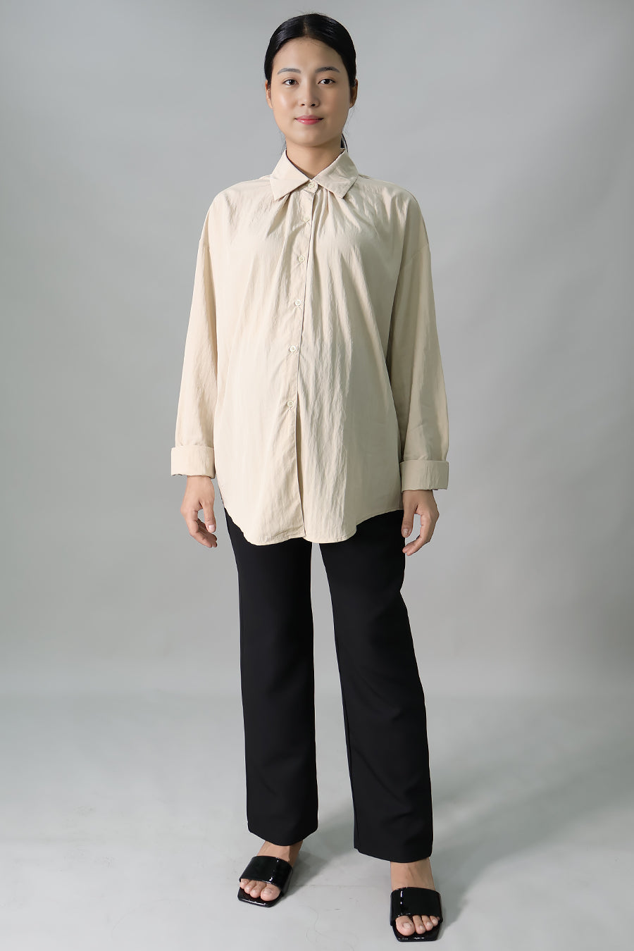 Long Sleeve Maternity & Nursing Shirt