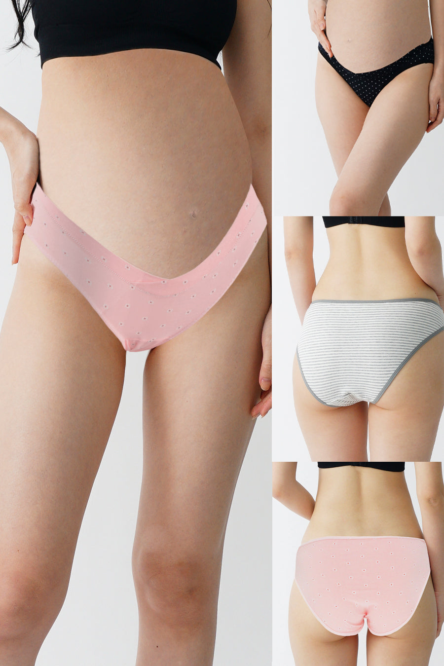 3 Pieces Maternity Hipster Panties