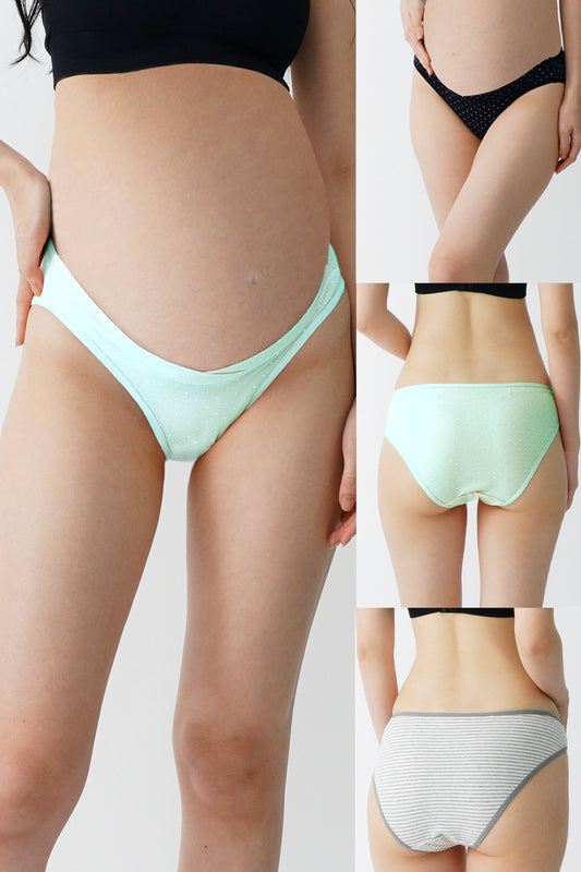 3 Pieces Maternity Hipster Panties
