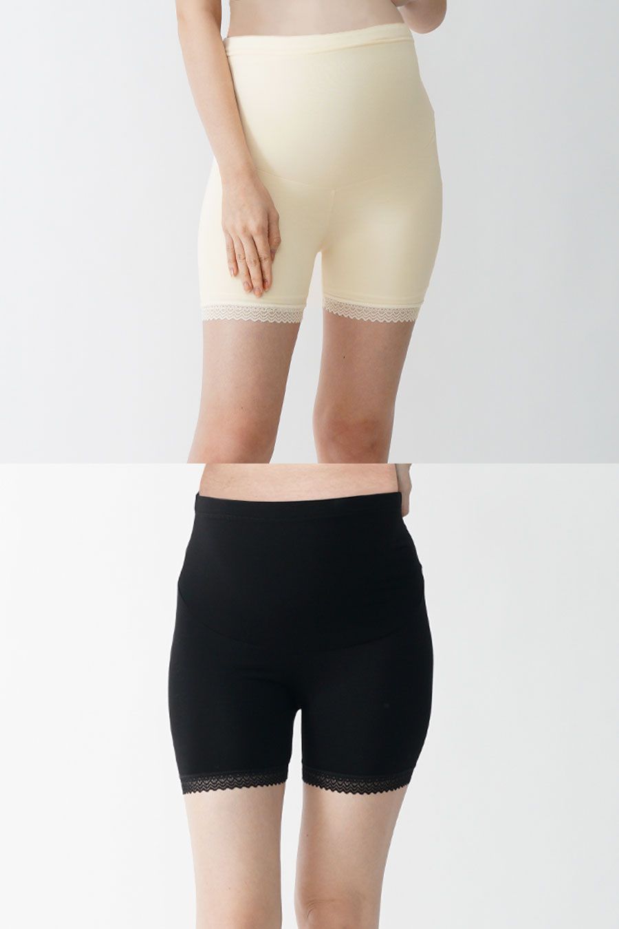 2 Pieces Maternity Belly Support Shorts