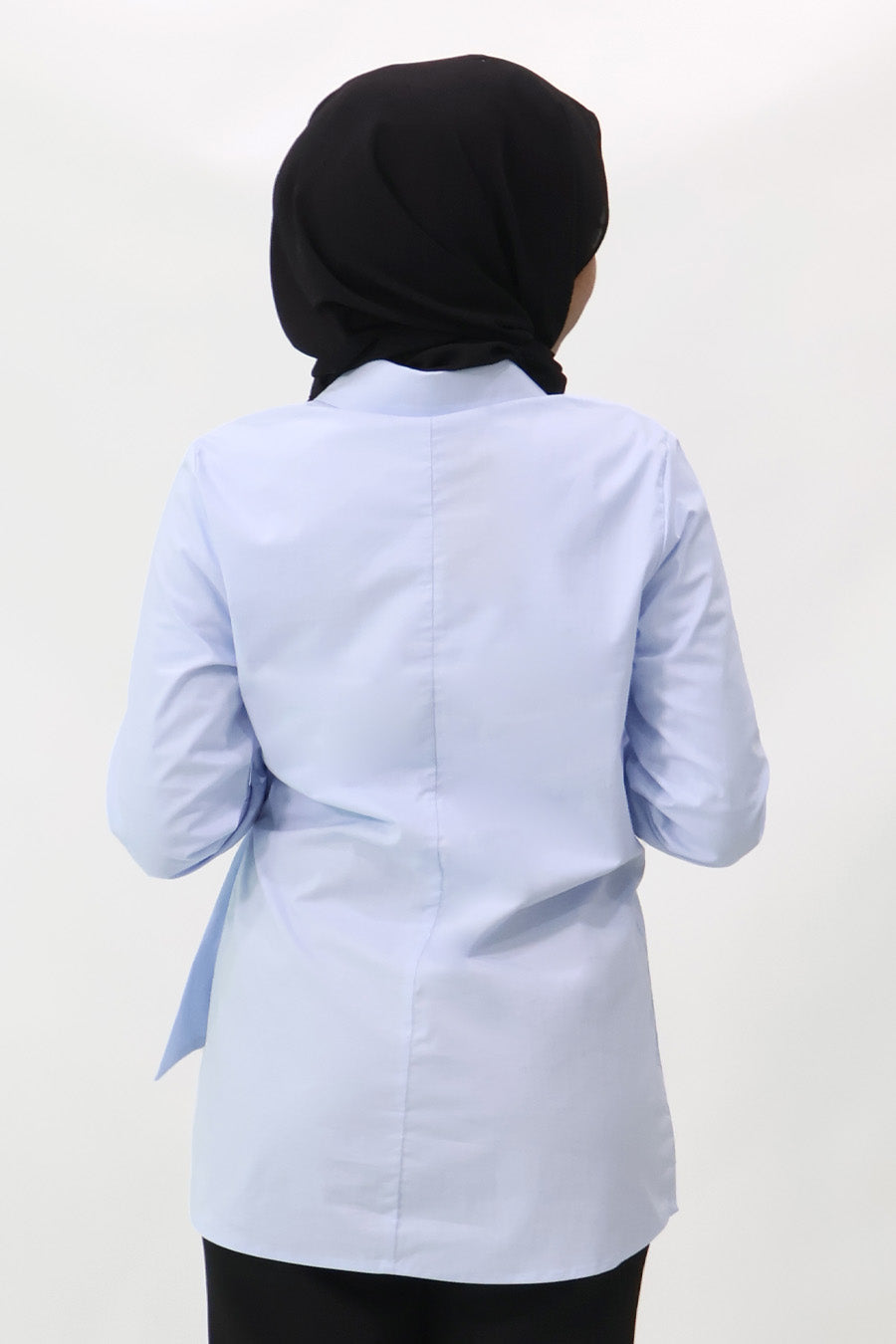 Buckle Detail Overlap Nursing Shirt