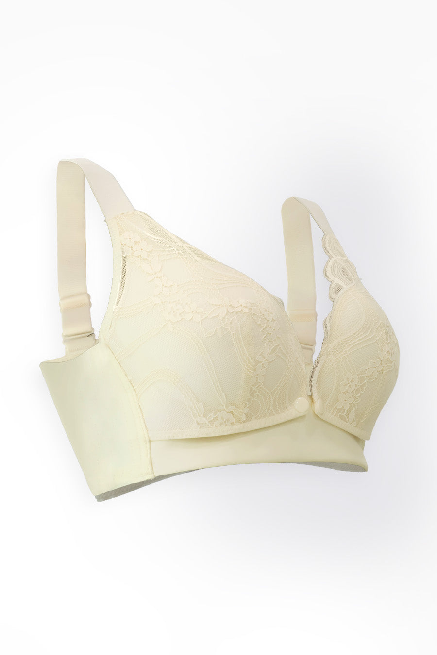 Lace Front Snap Nursing Bra