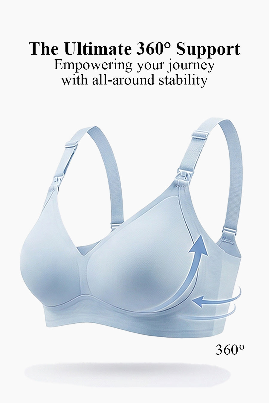 Antibacterial Silky Seamless Nursing Bra