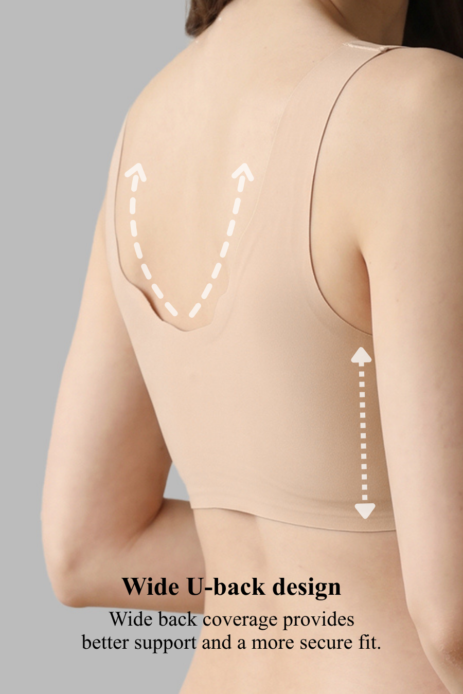 Antibacterial Front Fastening Seamless Bra