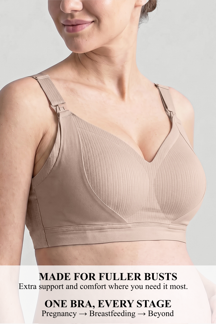 Antibacterial Full Coverage Maternity & Nursing Bra