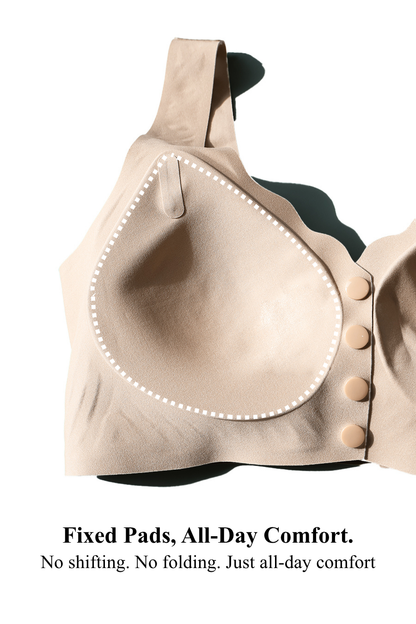 Antibacterial Front Fastening Seamless Bra