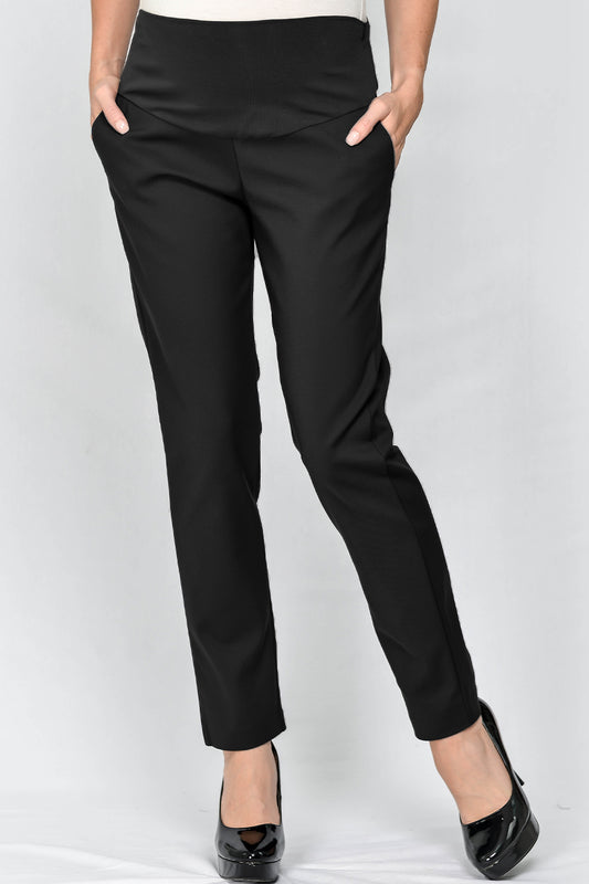 Maternity Demi Panel Straight Leg Pants