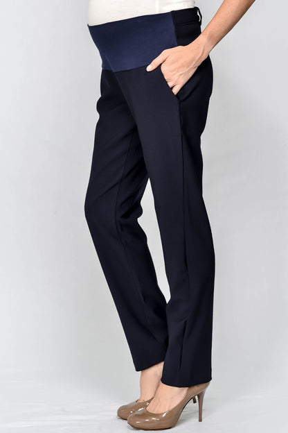 Maternity Demi Panel Straight Leg Pants