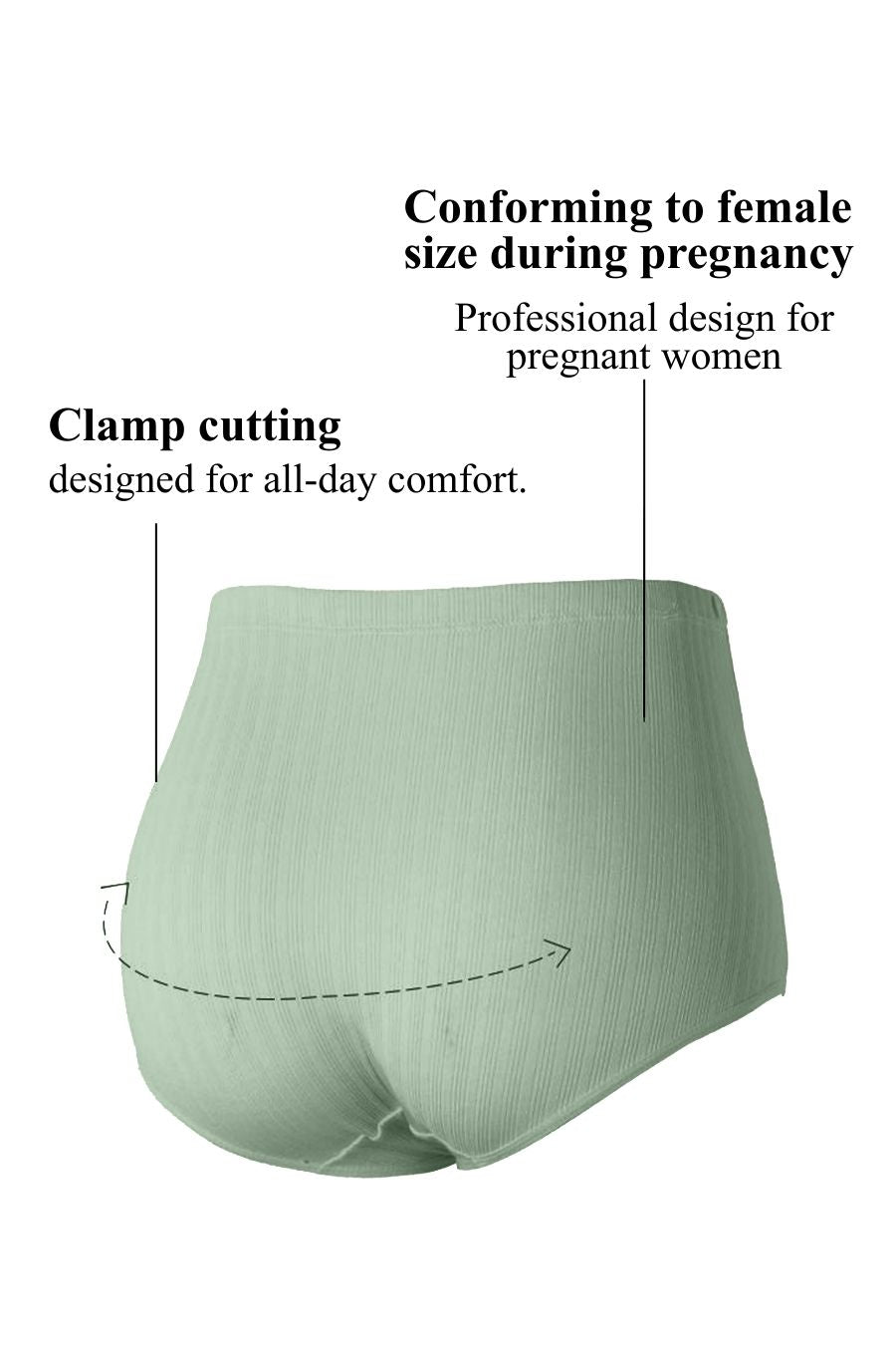 2 Pieces Maternity Support Panties