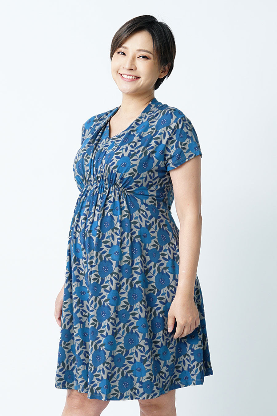 Maternity Empire Gathered Nursing Dress