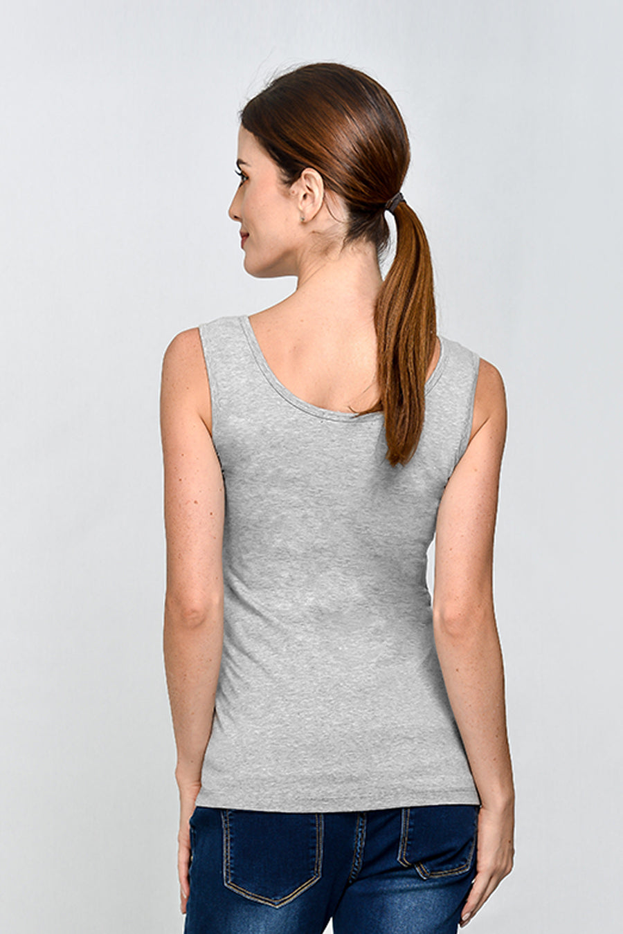 Maternity Grey Nursing Tank Top