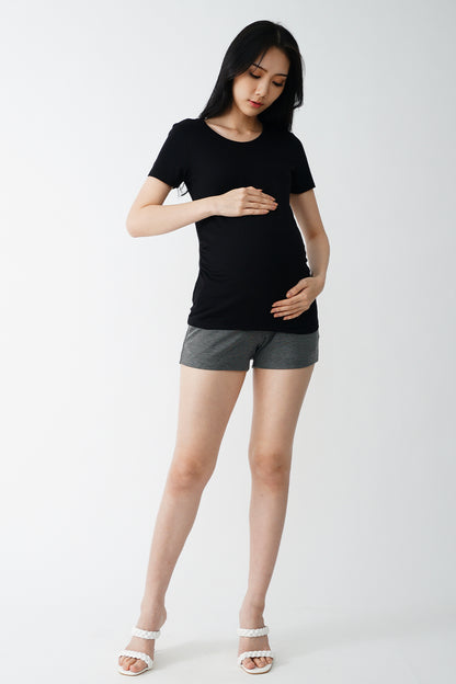 Perfect Fit S/S R-Neck Maternity Top