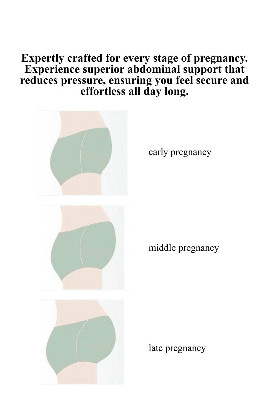2 Pieces Maternity Support Panties