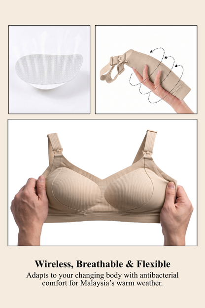 Antibacterial Full Coverage Maternity & Nursing Bra