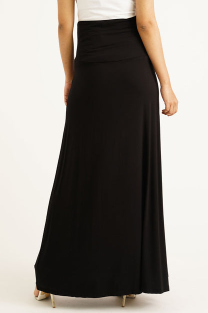 Full Panel Maternity Maxi Skirt