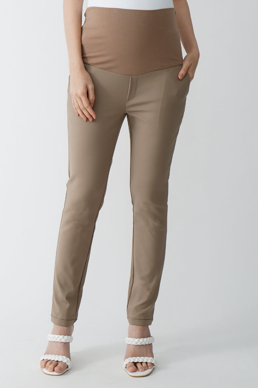 Maternity Full Panel Slim Fit Pants