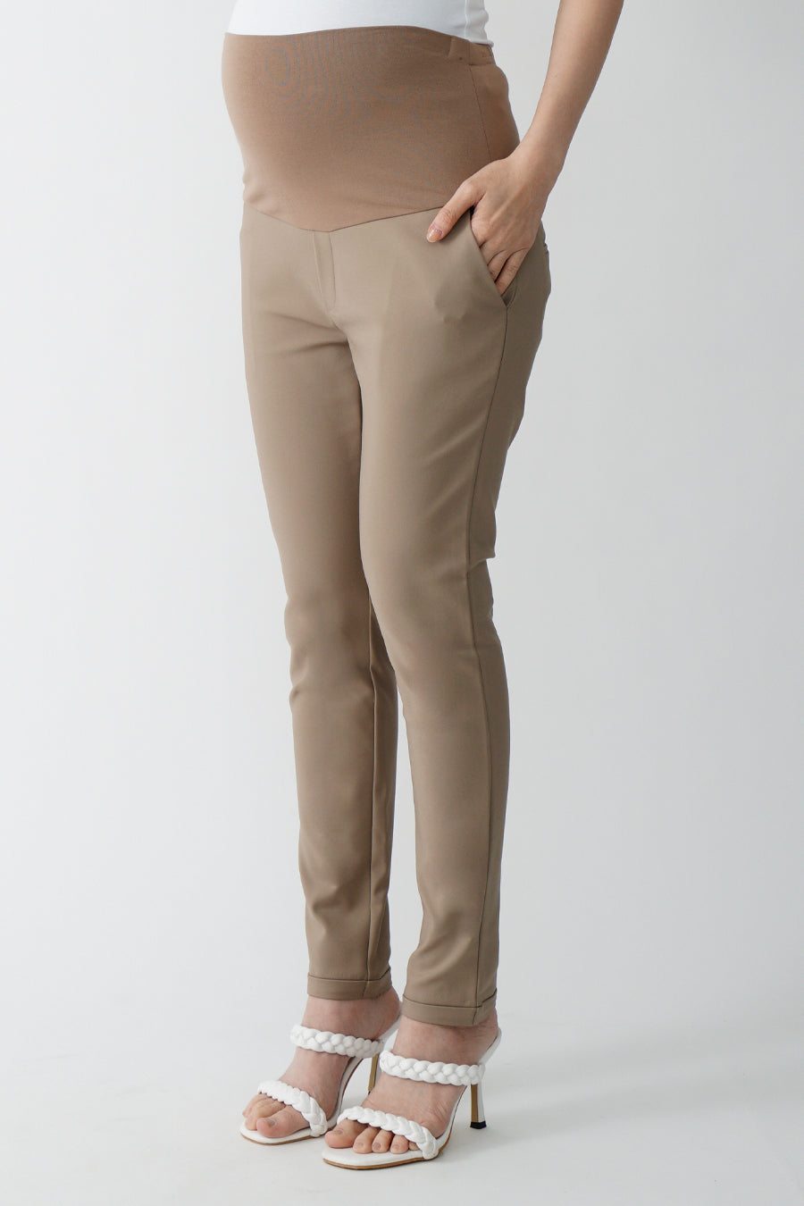 Maternity Full Panel Slim Fit Pants