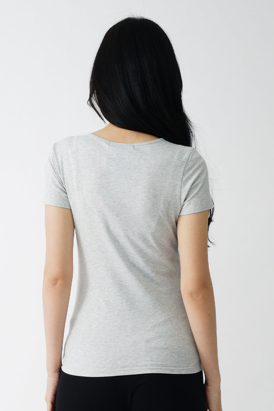 Perfect Fit S/S R-Neck Maternity Top