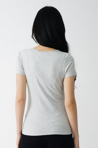 Perfect Fit S/S R-Neck Maternity Top