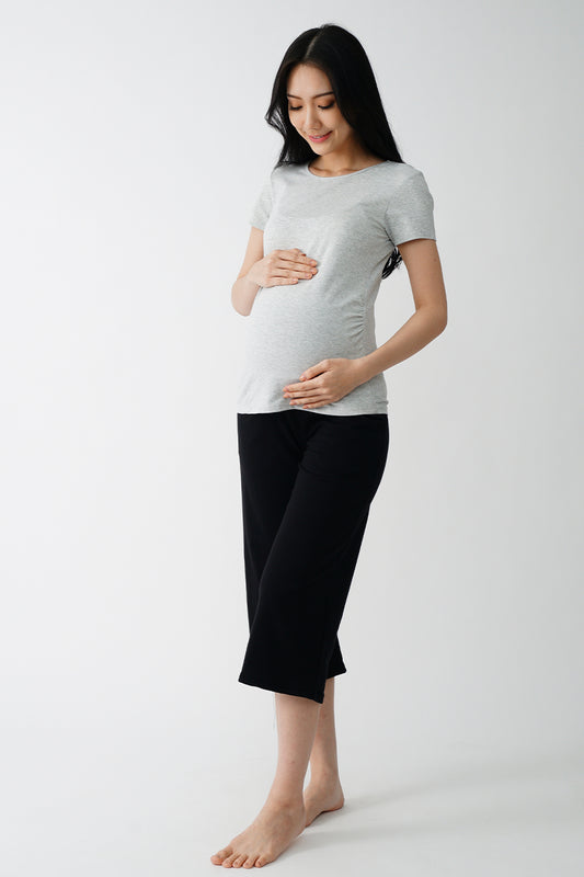 Perfect Fit S/S R-Neck Maternity Top
