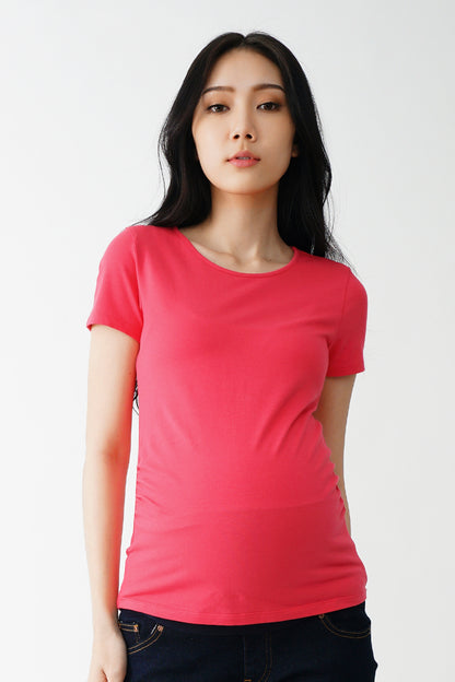 Perfect Fit S/S R-Neck Maternity Top