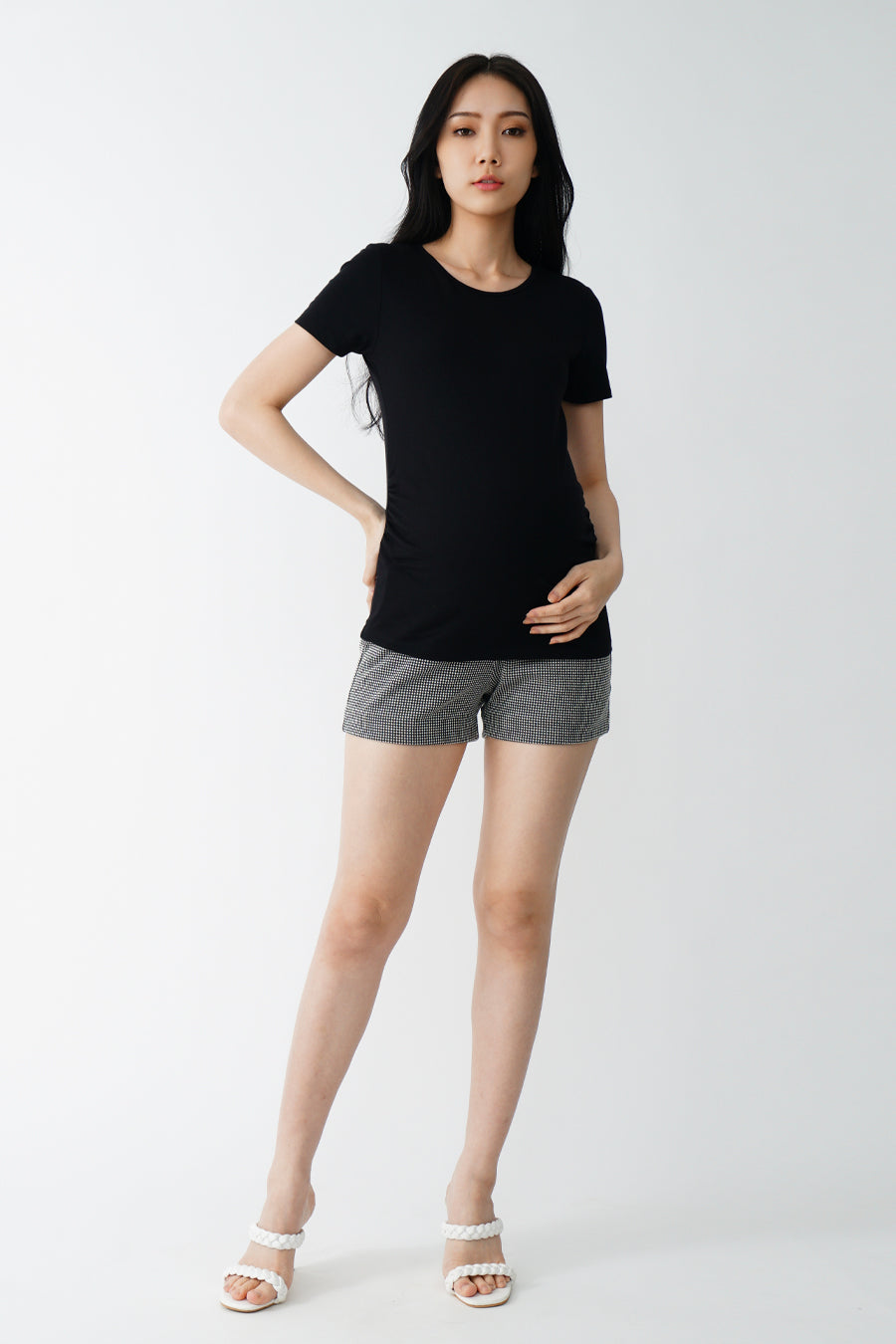 Full Panel Maternity Shorts