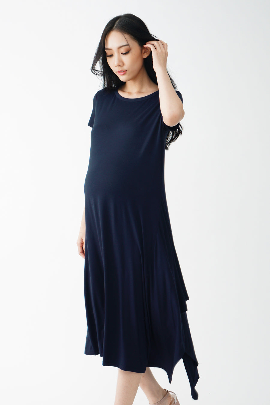 Asymmetric Hem Dress