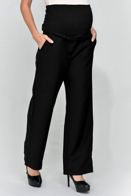 Maternity Full Panel Wide Leg Pants