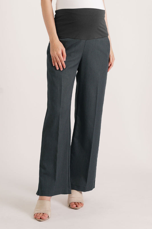 Maternity Full Panel Wide Leg Pants