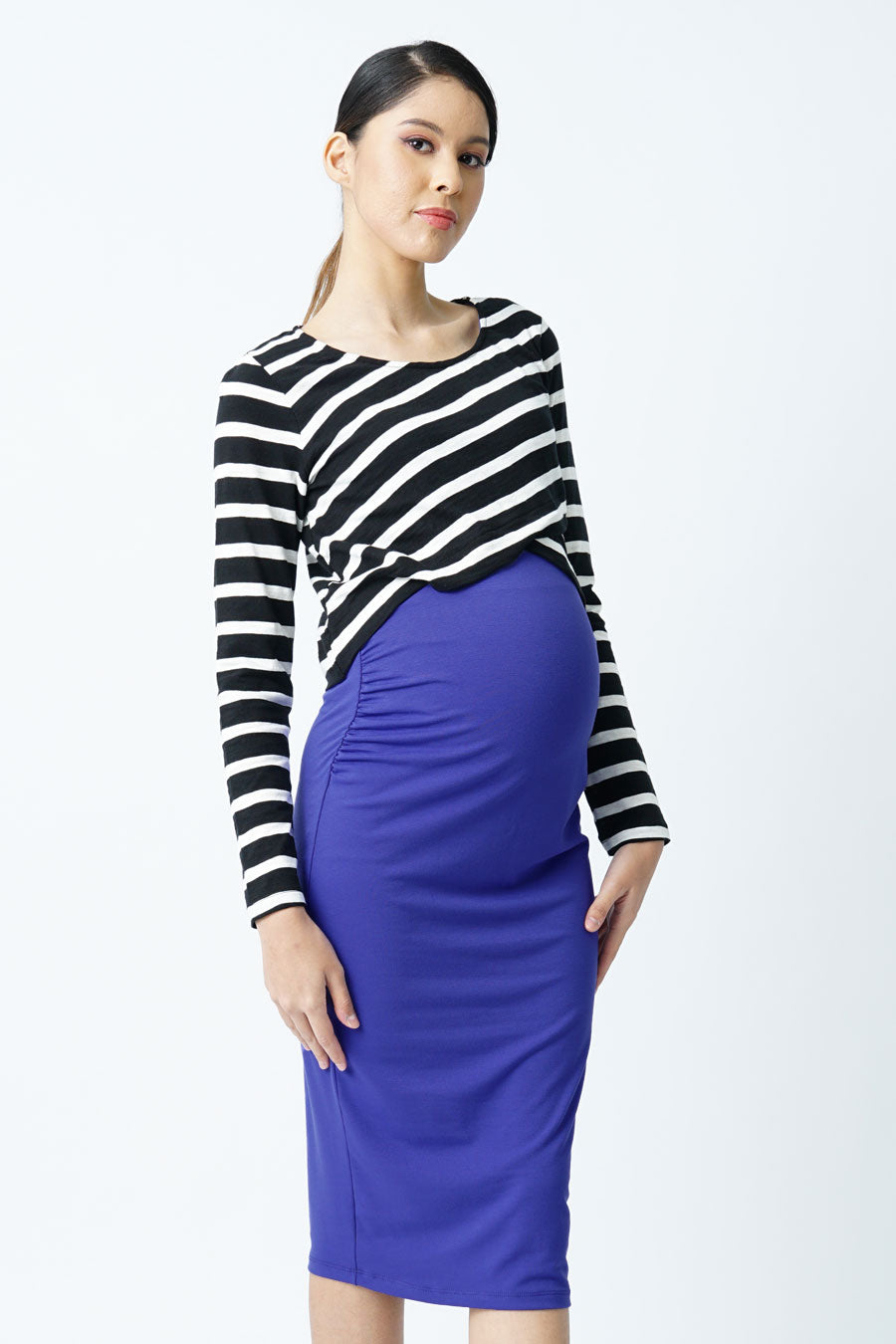 Maternity Two Piece Nursing Dress