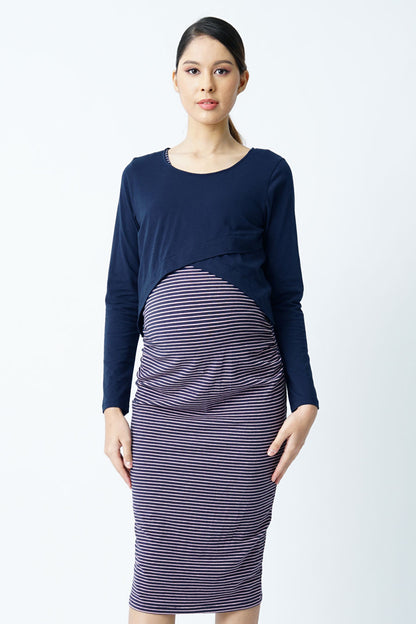 Maternity Two Piece Nursing Dress