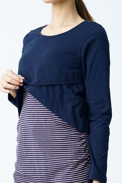 Maternity Two Piece Nursing Dress