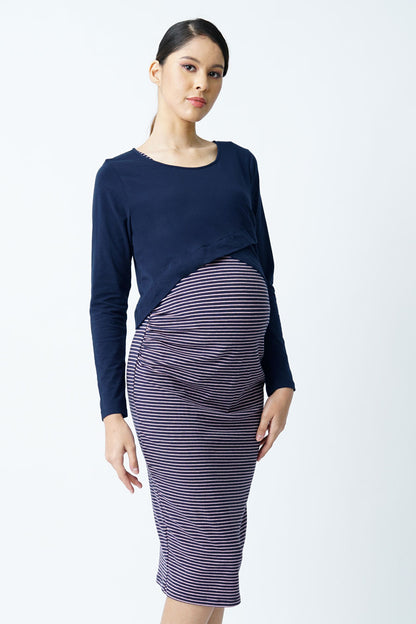 Maternity Two Piece Nursing Dress