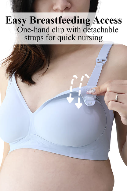 Antibacterial Silky Seamless Nursing Bra