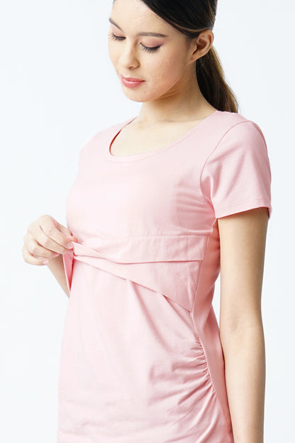 Maternity Overlay S/S Nursing Top