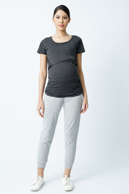 Maternity Overlay S/S Nursing Top