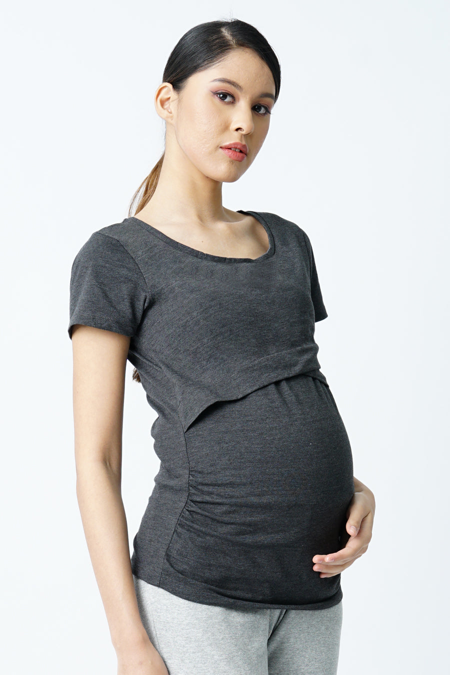 Maternity Overlay S/S Nursing Top