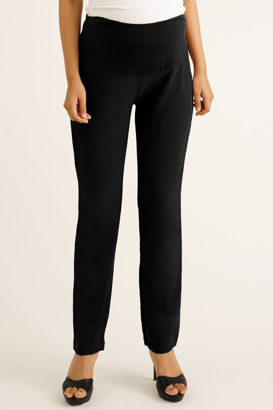 Maternity Demi Panel Straight Leg Pants