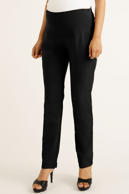 Maternity Demi Panel Straight Leg Pants