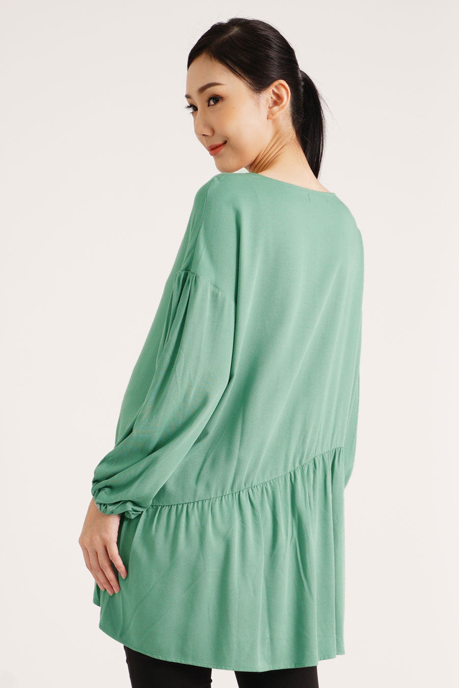 Puff Sleeve Nursing Blouse