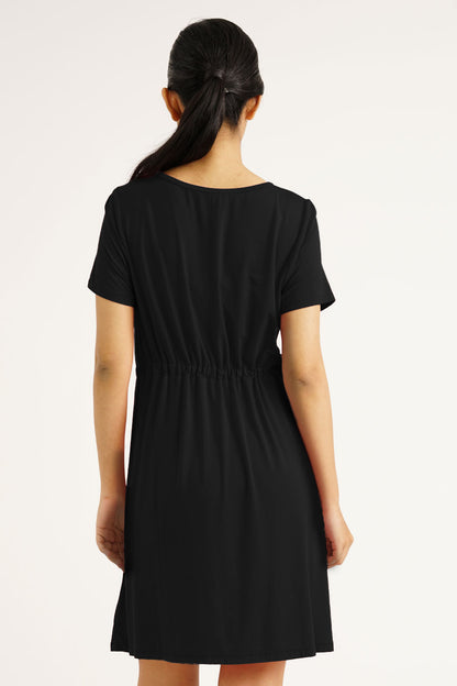 Maternity Drawstring Dress