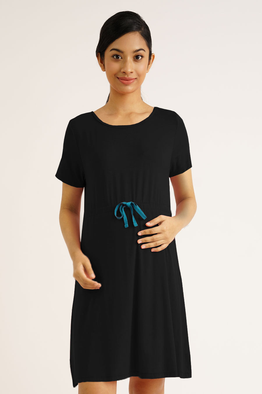 Maternity Drawstring Dress