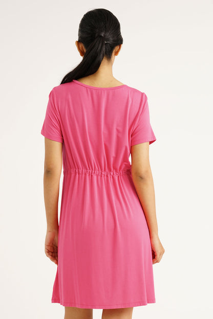 Maternity Drawstring Dress