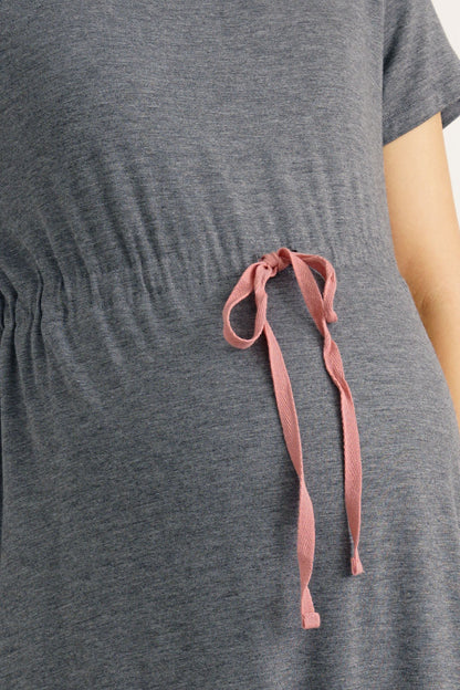 Maternity Drawstring Dress