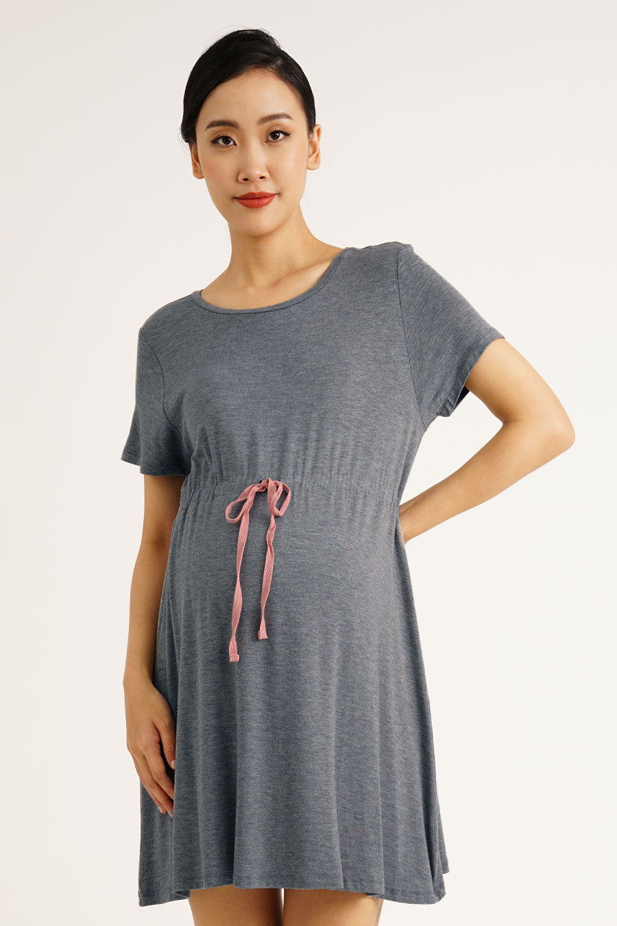 Maternity Drawstring Dress