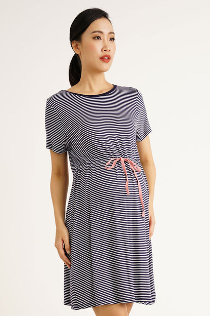 Maternity Drawstring Dress