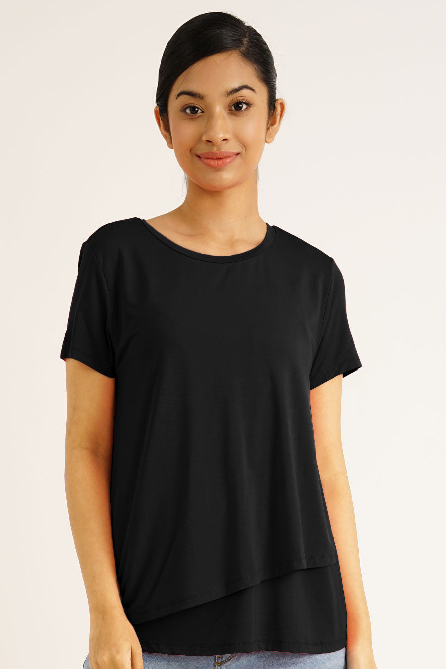 S/S Nursing Layered Top